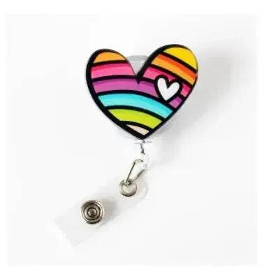 New Nurse Doctor Retractable Badge Reel with Horizontal Style Students ID Business Card Work Card Badge Holder Office Supplies 17