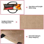 Burlap Shopping Bags Vintage Jute Imitation Sacks - Nurse Series