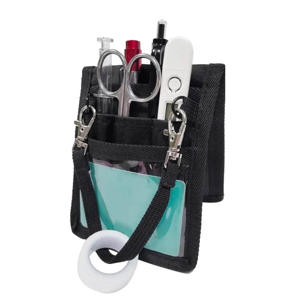 Nurse Work Bag Medical Professional Multi-pocket Organizer Kit for Nurses Doctors Nurse Pocket Protector for Barber for Students Black China