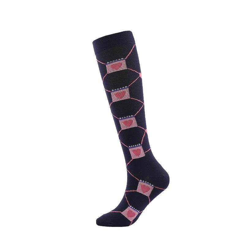 Compression Socks Medical Nusing Edema Diabetes Varicose Veins Women Men Cycling Socks 20-30 MmHg Sports Stockings Y023