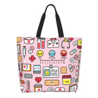 Spacious Eco-Friendly Healthcare Tote Bag with Durable Handles and Secure Zipper Closure 2 50x40x15 cm