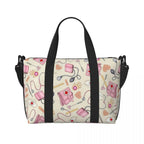 Give your daily routine a playful vintage boost with these Burlap Shopping Bags! 7