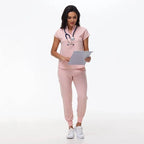 Hospital Scrubs Work Uniforms Short-sleeved Health Services Suits