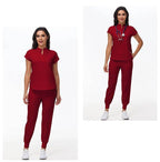 Hospital Scrubs Work Uniforms Short-sleeved Health Services Suits