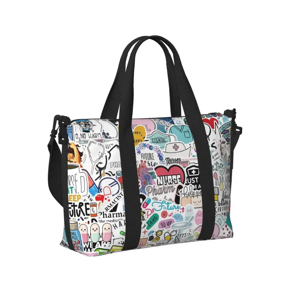 Give your daily routine a playful vintage boost with these Burlap Shopping Bags!