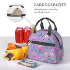 Funny Nurse Prints Insulated Lunch Bag for School Office Nursing Portable Thermal Cooler Lunch Box Women Men Large Capacity