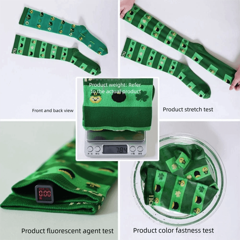 Elastic Compression Socks Knee High Funny Pattern Pressure Stockings Breathable Reducing Swelling Varicose Veins Socks Pregnancy