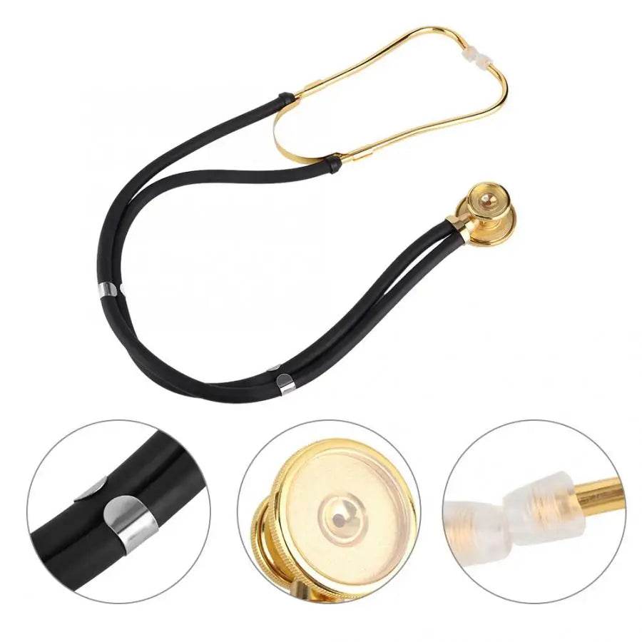 Medical Sprague Rappaport Type Professional Doctor Neonatal Adult Nurse Cardiology Estetoscopio Dual Head Gilt Cute Stethoscope