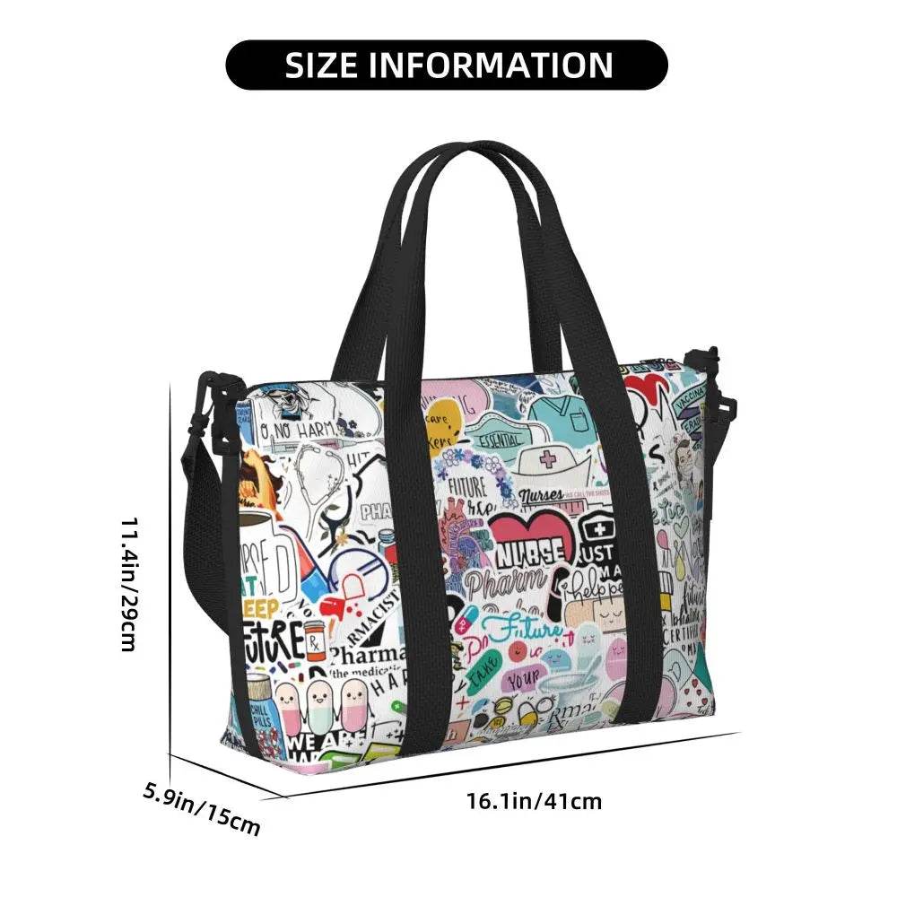 Give your daily routine a playful vintage boost with these Burlap Shopping Bags!