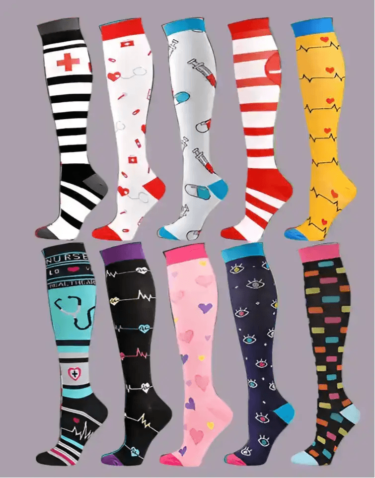 Unisex Compression Socks for Ultimate Comfort During Long Shifts EMIX01 EU37-43 US7-9
