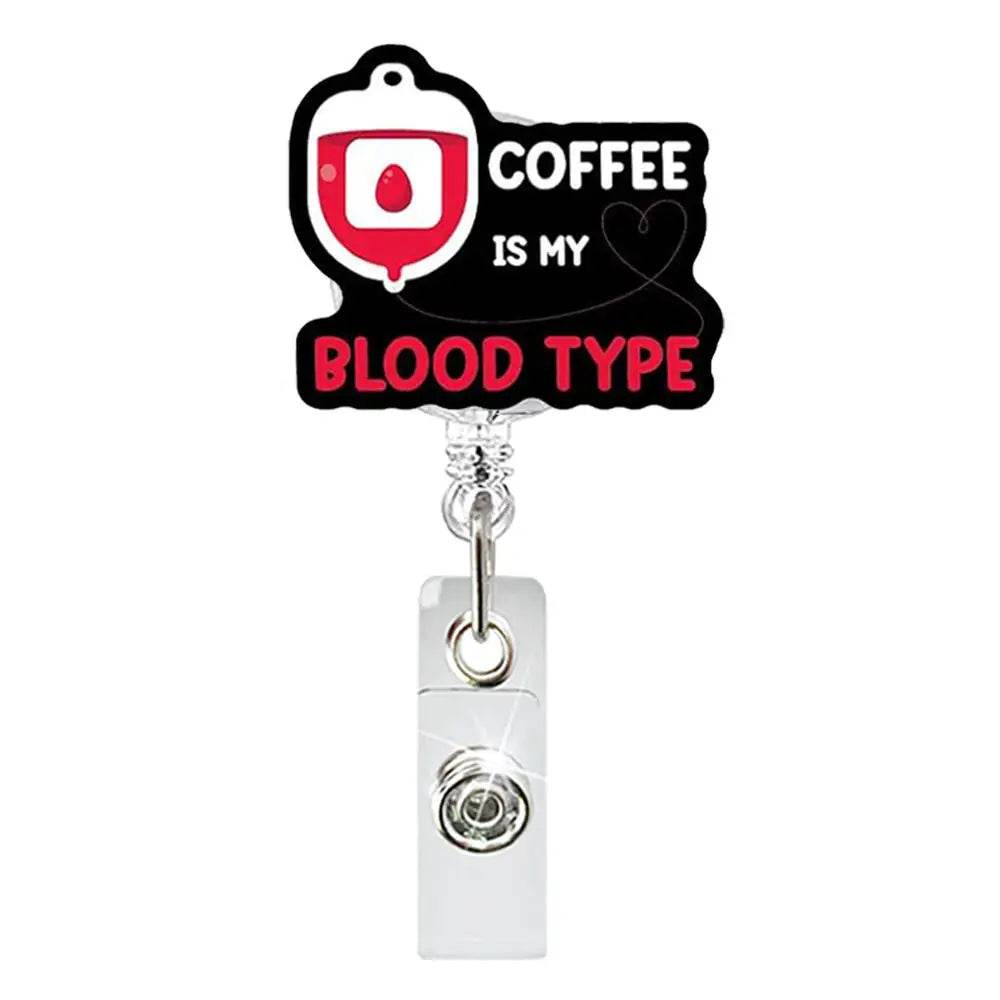 Badge Reel Lightweight Retractable Badge Clip Id Card Holder Blood Bag