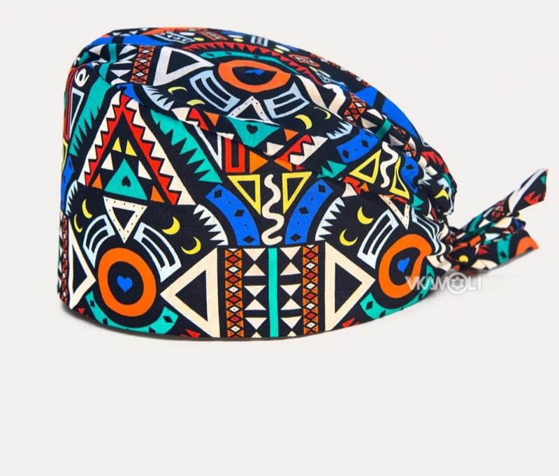 Check out these the Flower-Printed OR Caps! You know, because nothing says 'I'm a professional' like wearing a cap that looks like a garden party exploded on your head hat 8 One Size