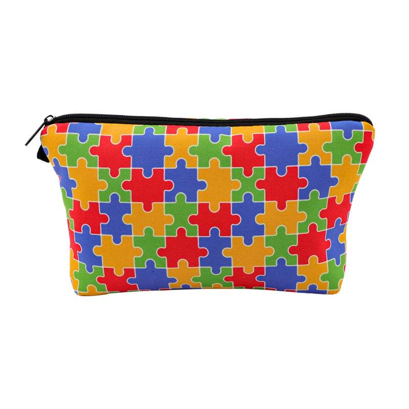 Nurse Pink Ribbon Life Cosmetic Bag Gift for Women Make Up Bag Travel Cosmetic Organizer Toiletry Bag Pencil Case green