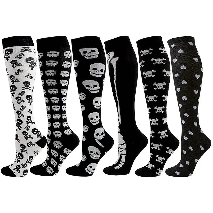 Sport Compression Socks Men Women Athletic Exercise Cycling Running Yoga Football Basketball Rugby Hiking Tennis Skateboard