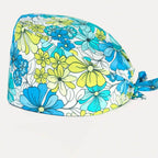 Check out these the Flower-Printed OR Caps! You know, because nothing says 'I'm a professional' like wearing a cap that looks like a garden party exploded on your head hat 16 One Size