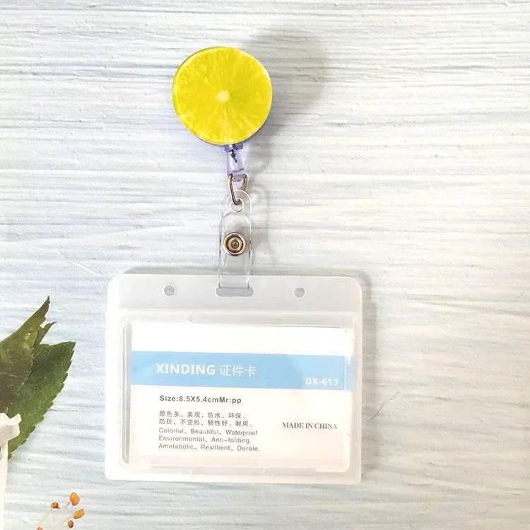 New Nurse Doctor Retractable Badge Reel with Horizontal Style Students ID Business Card Work Card Badge Holder Office Supplies 2
