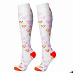 Men Women Socks Compression Socks Elastic Sports Beautiful Leg Nurse Stocking Jogging Climbing Cycling Flight Excercise 14