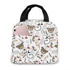 Portable Nurse Bag Insulated Lunch Bags Women Cute Nurse Print Food Case Tote Cooler Bento Bag for Kids Lunch Pouch 2