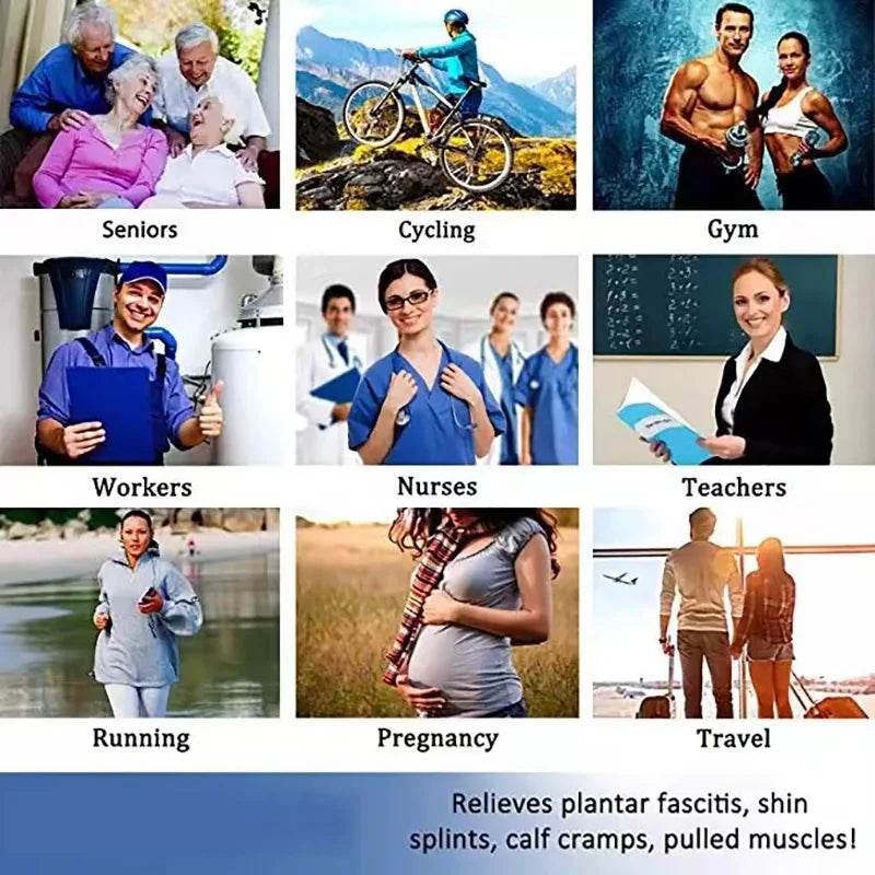 Men Women Socks Compression Socks Elastic Sports Beautiful Leg Nurse Stocking Jogging Climbing Cycling Flight Excercise