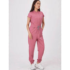 Wholesale Medical Apparel Scrub Uniform Women Short Sleeved Scrubs Jumpsuit Medical Hospital Clothing Scrub Uniforms with Pocket