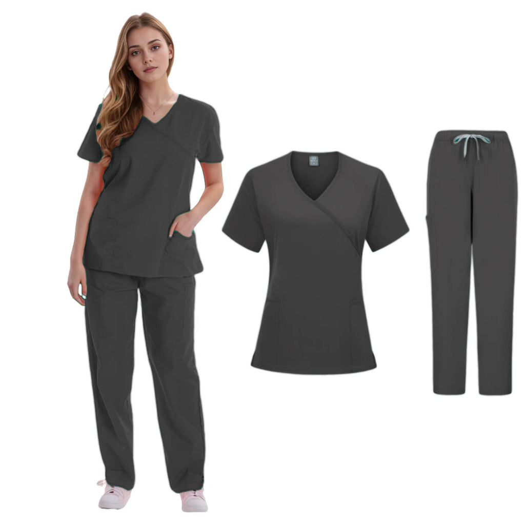 Women's Clinical Joggers Scrub Suit Medical Uniform Sets