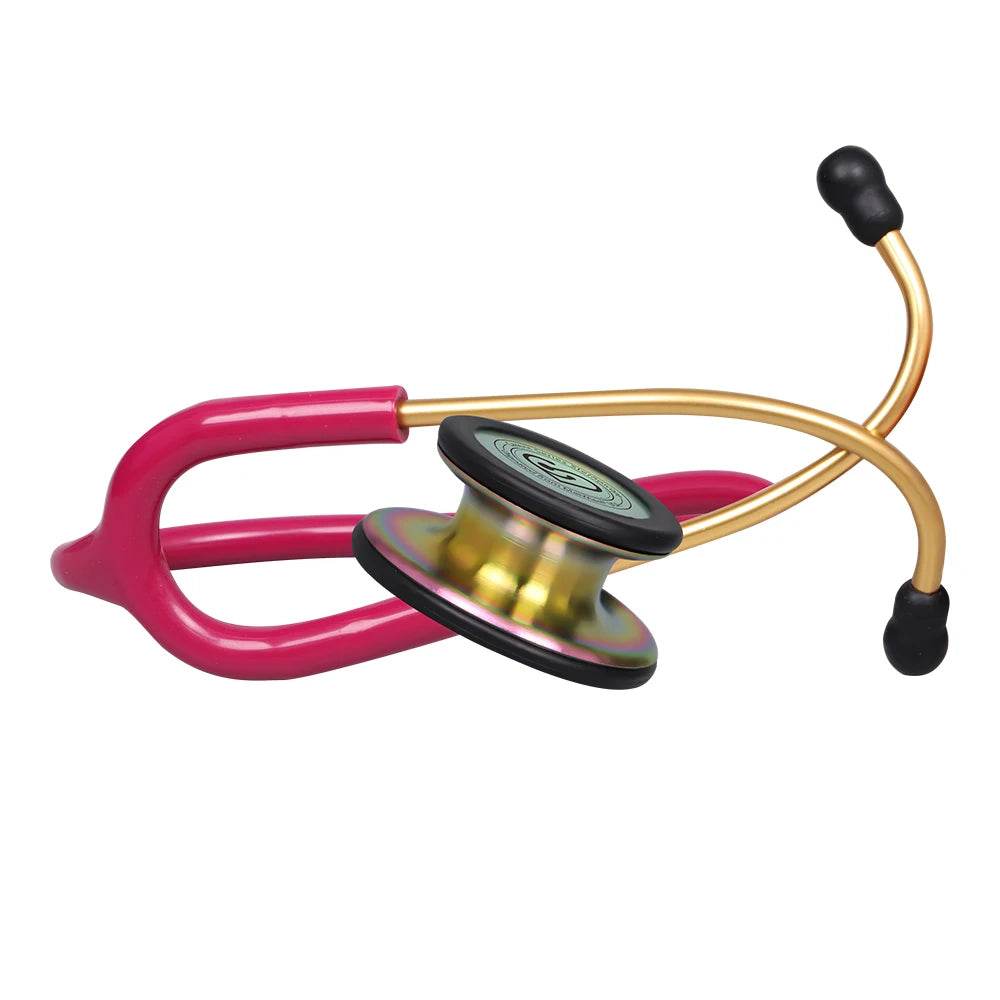 Professional Double-Sided Medical Stethoscope – Ideal for Nurses and Doctors Rose Red