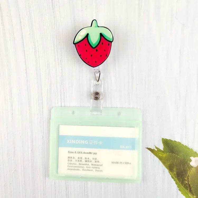 New Nurse Doctor Retractable Badge Reel with Horizontal Style Students ID Business Card Work Card Badge Holder Office Supplies 6