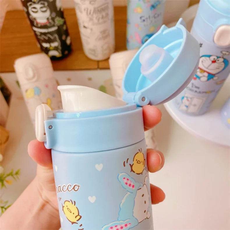 Sanrio Hello Kitty and Friends Cartoon Insulated Stainless Steel Bouncing Cup