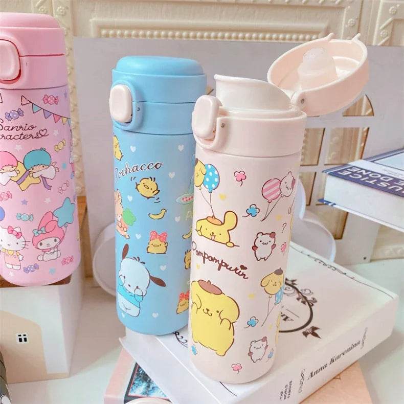 Sanrio Hello Kitty and Friends Cartoon Insulated Stainless Steel Bouncing Cup