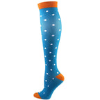 Compression Socks Funny Cactus Animal Pattern Sports Golf Tube Outdoor Hiking Pressure Knee High Stockings YS012-2