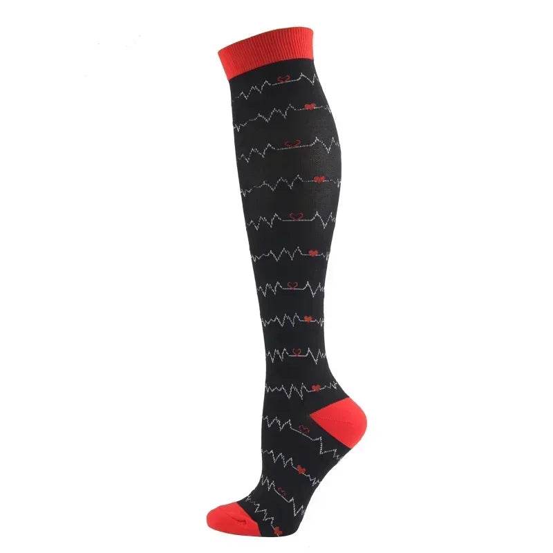 Compression Socks For Men Women With Varicose Veins Blood Circulation Sports Socks For Outdoor Hiking Exercise Running Cycling 32220