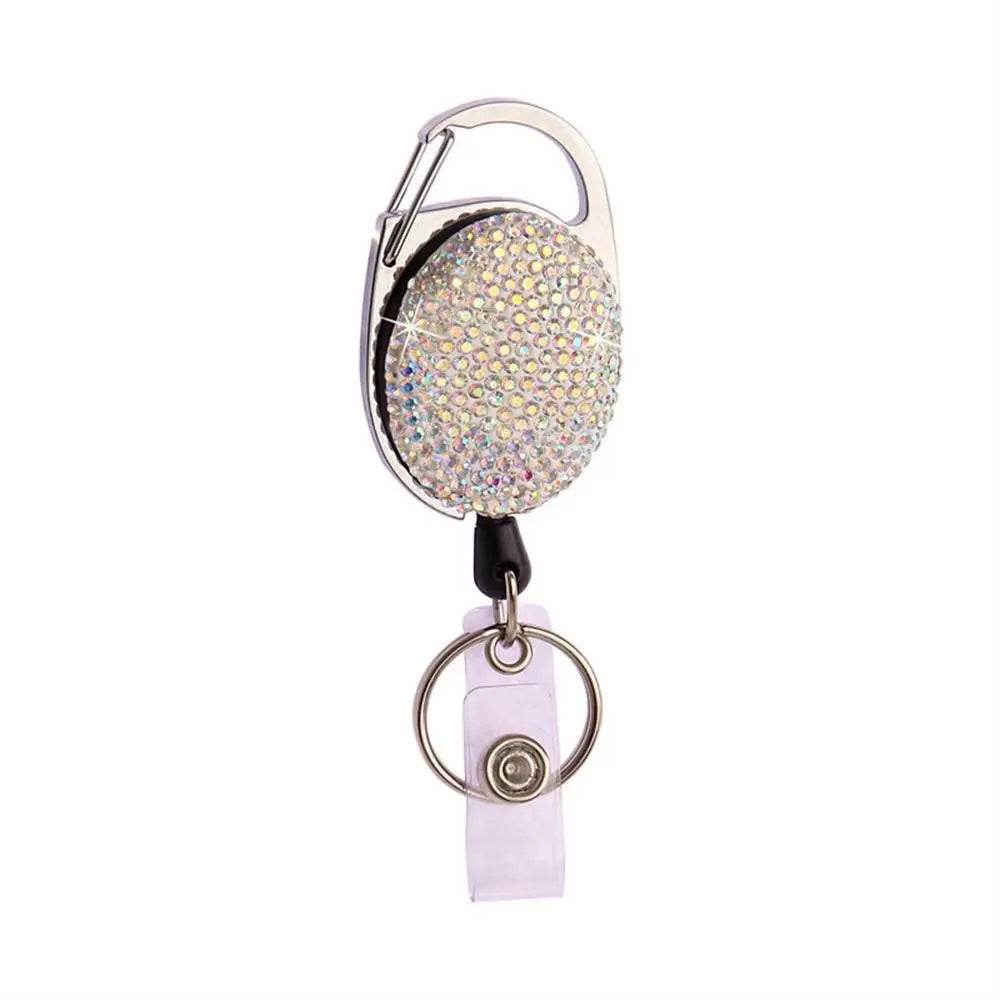 Stunning Color Crystal Rhinestones Badge Reel Multicolor