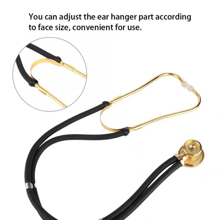 Medical Sprague Rappaport Type Professional Doctor Neonatal Adult Nurse Cardiology Estetoscopio Dual Head Gilt Cute Stethoscope