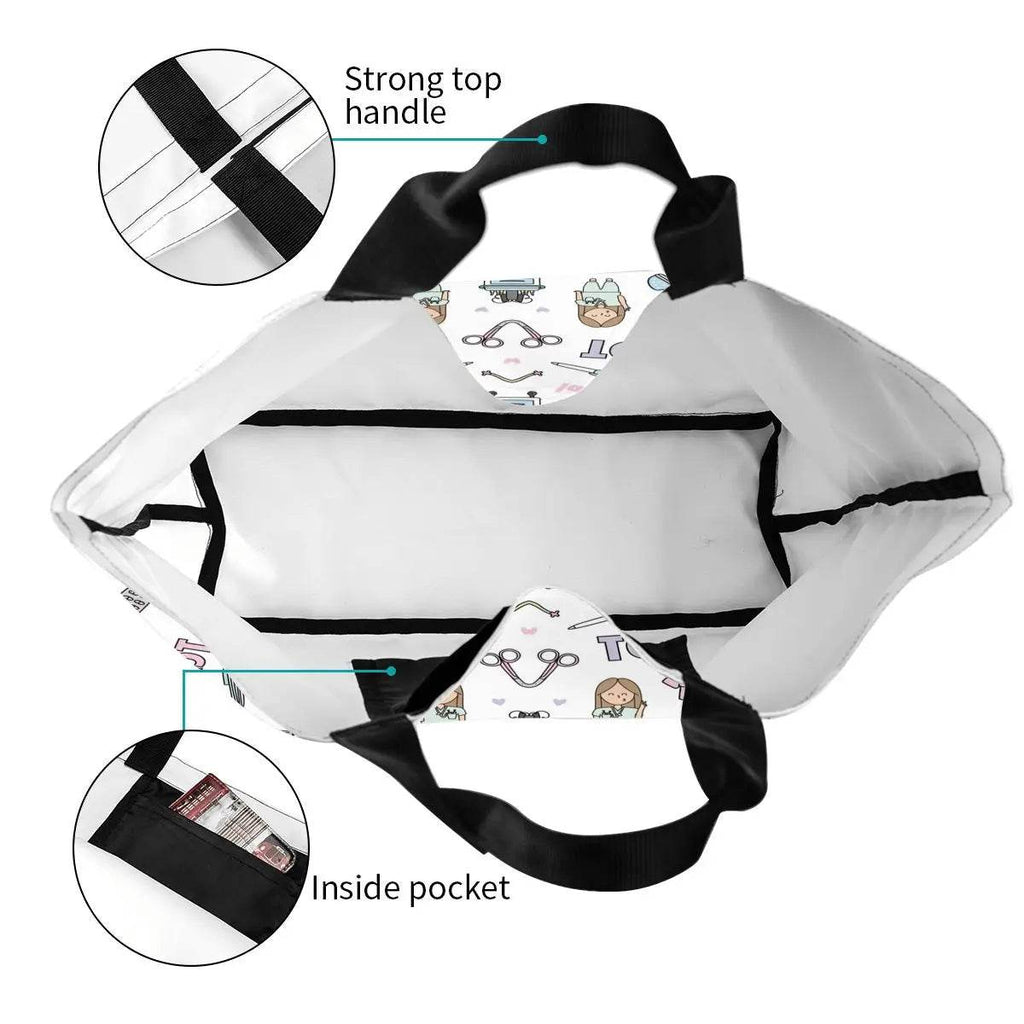 Healthcare Inspired Tote Bag - Large Capacity