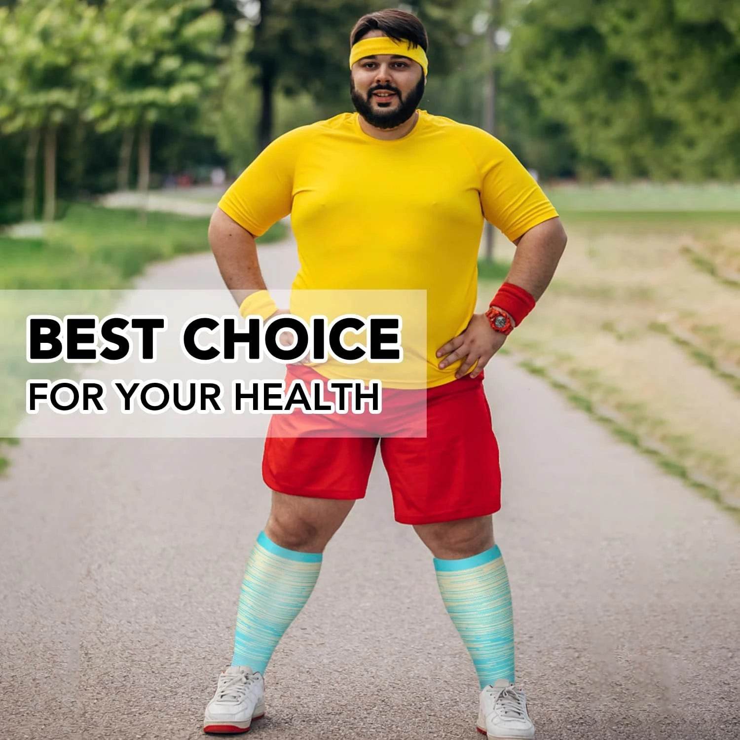 Plus Size Compression Socks for Women&Men Compression Socks 20-30 mmHg, Wide Calf Stockings Best Support for Running