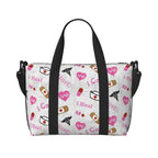 Give your daily routine a playful vintage boost with these Burlap Shopping Bags!