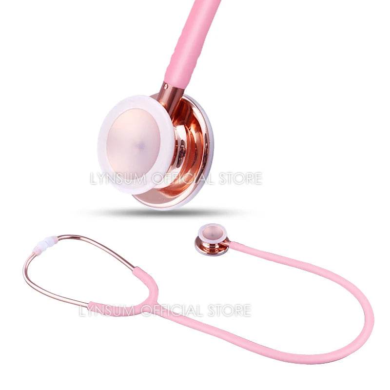 Classic Professional Pink Cardiology Estetoscopio Double Head Cute Medical Doctor Nurse Student Physician Clinical Stethoscope