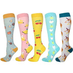 Compression Socks For Men Women With Varicose Veins Blood Circulation Sports Socks For Outdoor Hiking Exercise Running Cycling