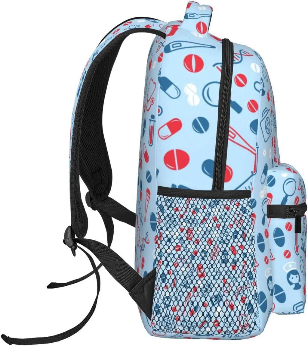 Nurse Backpack with Large Capacity - Waterproof Laptop Bag for Nurses