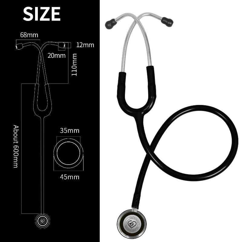Professional Double-Sided Medical Stethoscope – Ideal for Nurses and Doctors