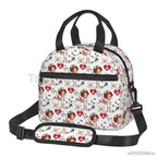 Keep your food fresh and fun with this delightful insulated lunch bag adorned with cute nurse-themed prints 12