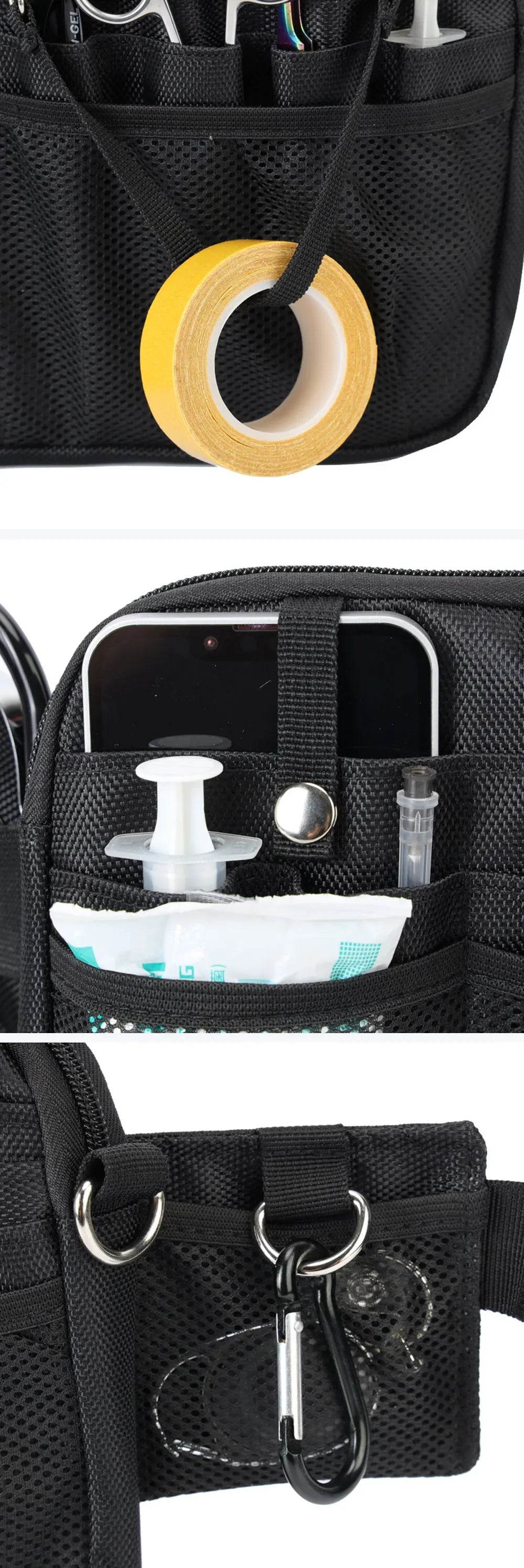 Utility Hip Bag Tool Belt Bag Nurse Waist Pouch Portable Nurse Fanny Pack Pouch Bags for Women and Men