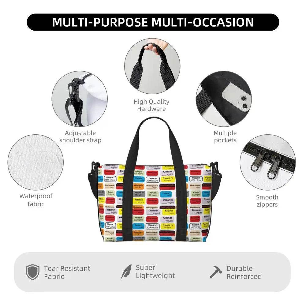 Give your daily routine a playful vintage boost with these Burlap Shopping Bags!