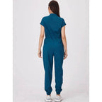 Wholesale Medical Apparel Scrub Uniform Women Short Sleeved Scrubs Jumpsuit Medical Hospital Clothing Scrub Uniforms with Pocket