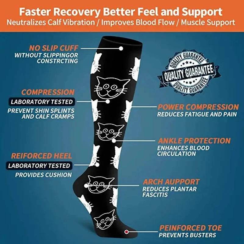 Feel the Energy Boost with Our Compression Socks for Men and Women!