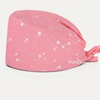 Check out these the Flower-Printed OR Caps! You know, because nothing says 'I'm a professional' like wearing a cap that looks like a garden party exploded on your head hat 9 One Size