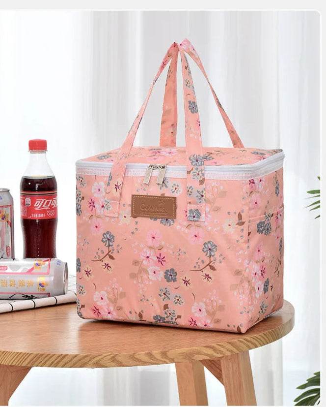 Portable Lunch Bag New Thermal Insulated Lunch Box Tote Cooler Functional Handbag Student Bento Pouch School Food Storage Bags