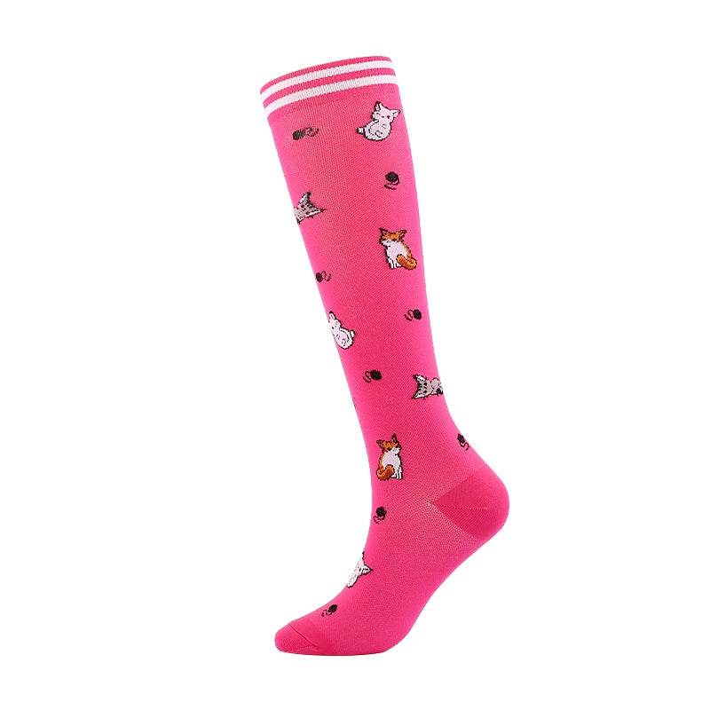 Compression Socks Medical Nusing Edema Diabetes Varicose Veins Women Men Cycling Socks 20-30 MmHg Sports Stockings Y028