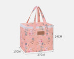 Portable Lunch Bag New Thermal Insulated Lunch Box Tote Cooler Functional Handbag Student Bento Pouch School Food Storage Bags