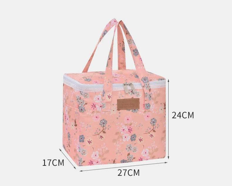 Portable Lunch Bag New Thermal Insulated Lunch Box Tote Cooler Functional Handbag Student Bento Pouch School Food Storage Bags